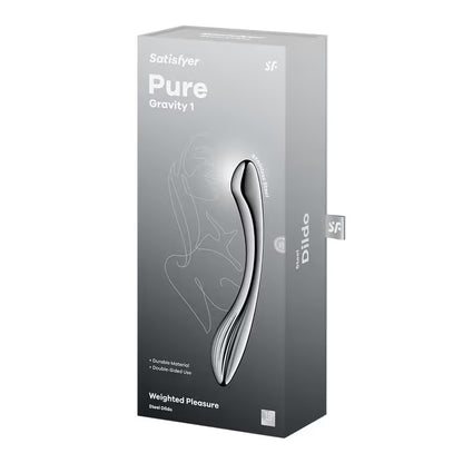 Dildo Point-G en Acier Inoxydable - Satisfyer Pure Gravity 1 | Puissance & Précision Satisfyer Sensations plus