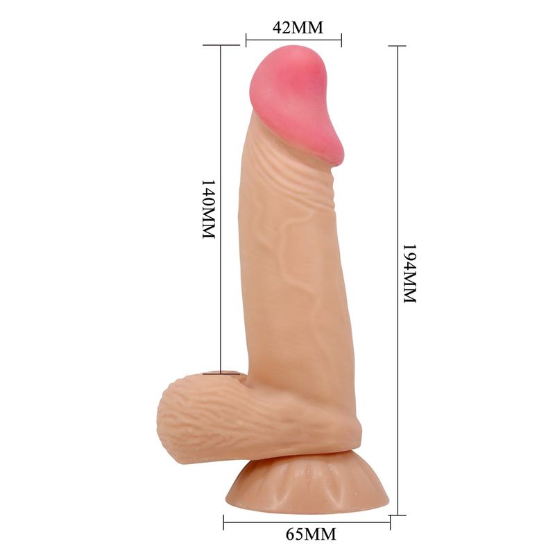 Dildo Réaliste Articulé - Pretty Love Duvall 19,4 cm | Ventouse Pretty Love Sensations plus