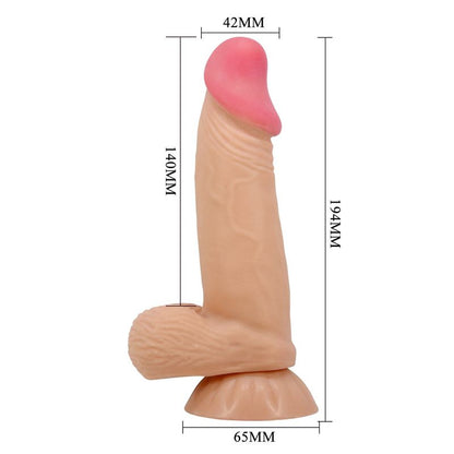 Dildo Réaliste Articulé - Pretty Love Duvall 19,4 cm | Ventouse Pretty Love Sensations plus