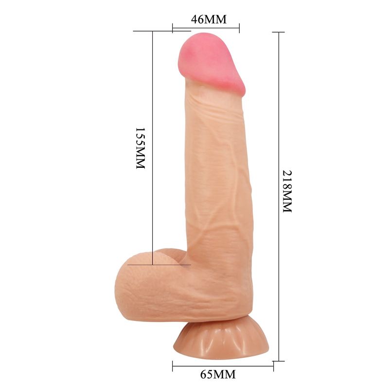 Dildo Réaliste Articulé - Pretty Love Najm 21,8 cm | Ventouse Puissante Pretty Love Sensations plus