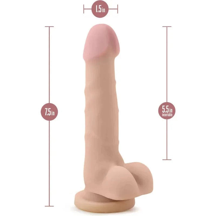 Dildo réaliste - Blush Novelties - Au Naturel Sam 7 pouce Blush Novelties Sensations plus