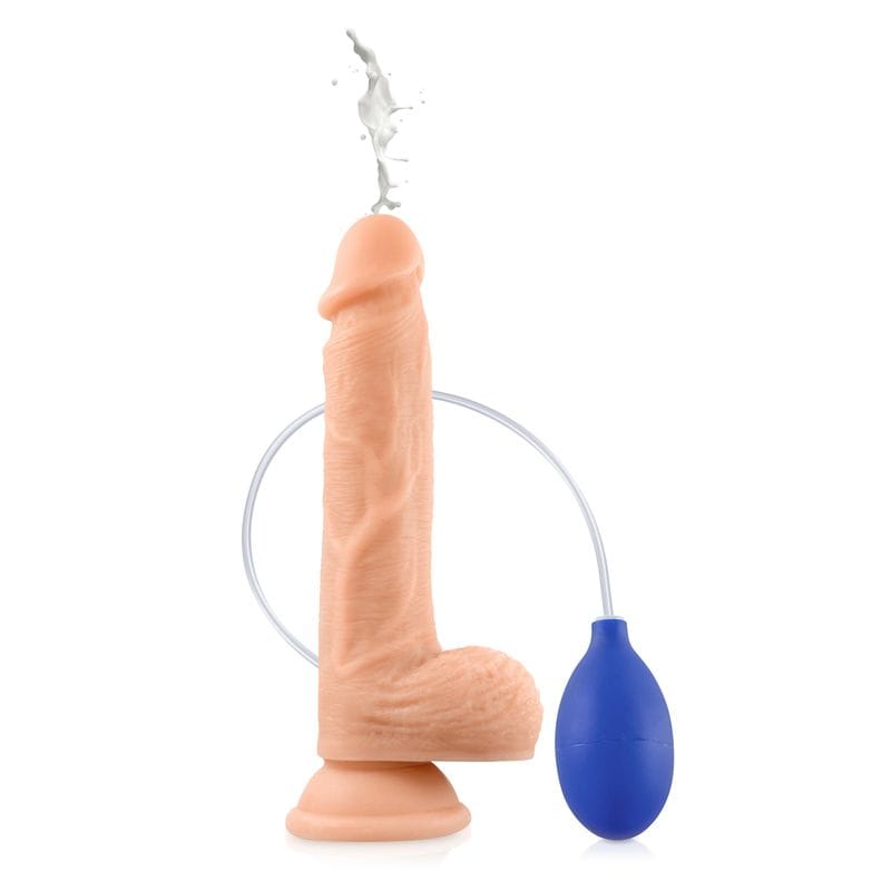 Dildo Réaliste - Cum Kane 21,5 cm | Fonction d'Éjaculation & Ventouse Puissante Real Body Sensations plus