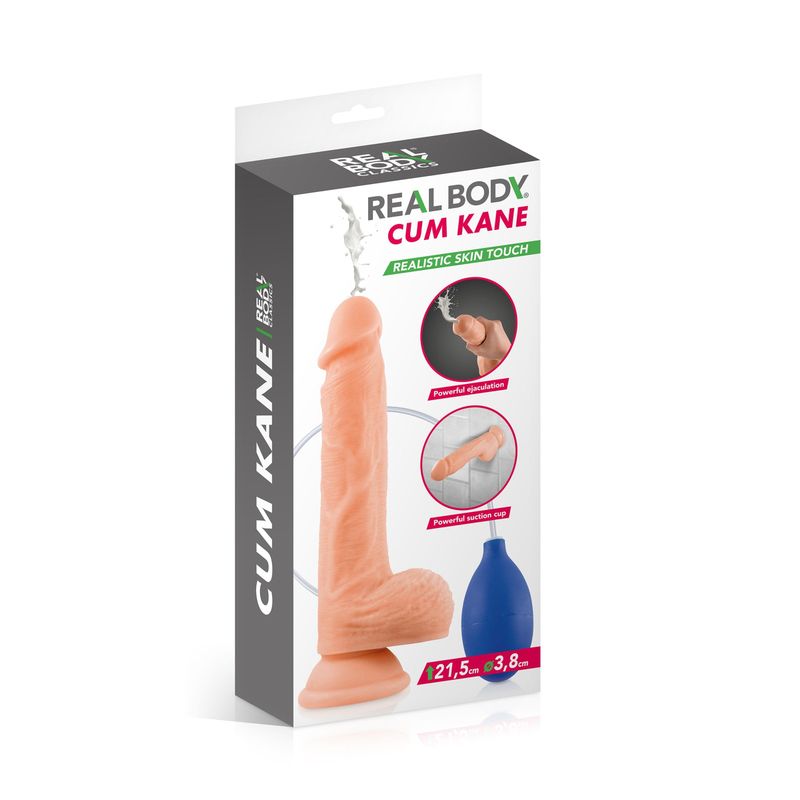 Dildo Réaliste - Cum Rody 23 cm | Fonction d'Éjaculation & Ventouse Puissante Real Body Sensations plus