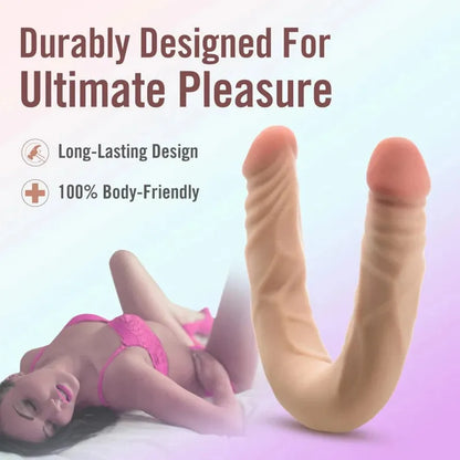 Dildo Réaliste Double-Extrémité Flexible - Dr. Skin Plus | Double Dong 14" Blush Novelties Sensations plus