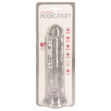 Dildo Réaliste Transparent - Crystal Addiction 8 pouces | Addiction Addiction Sensations plus