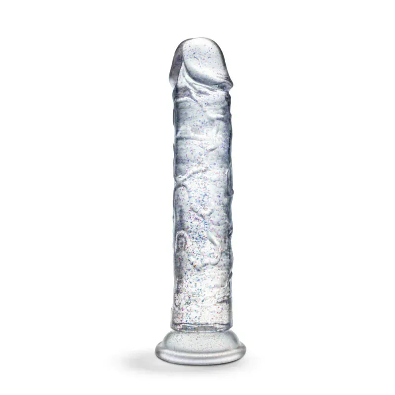 Dildo Realiste & Ventouse - Naturally Yours Gala | 6 po Clair Scintillant & Harnais Compatible Blush Novelties Sensations plus
