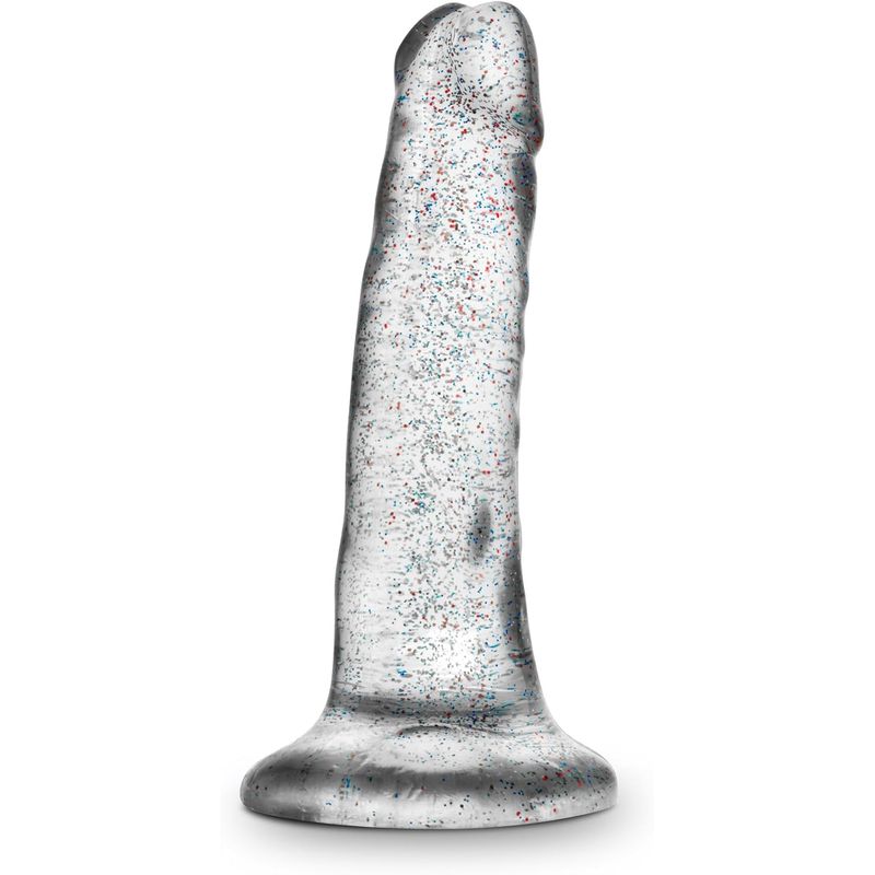 Dildo Réaliste & Ventouse - Naturally Yours Glitter | 5.5" Scintillant & Harnais Compatible Blush Novelties Sensations plus