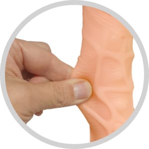 Dildo Réaliste, Ventouse & Prépuce - Real Brad 20 cm | Real Body Real Body Sensations plus
