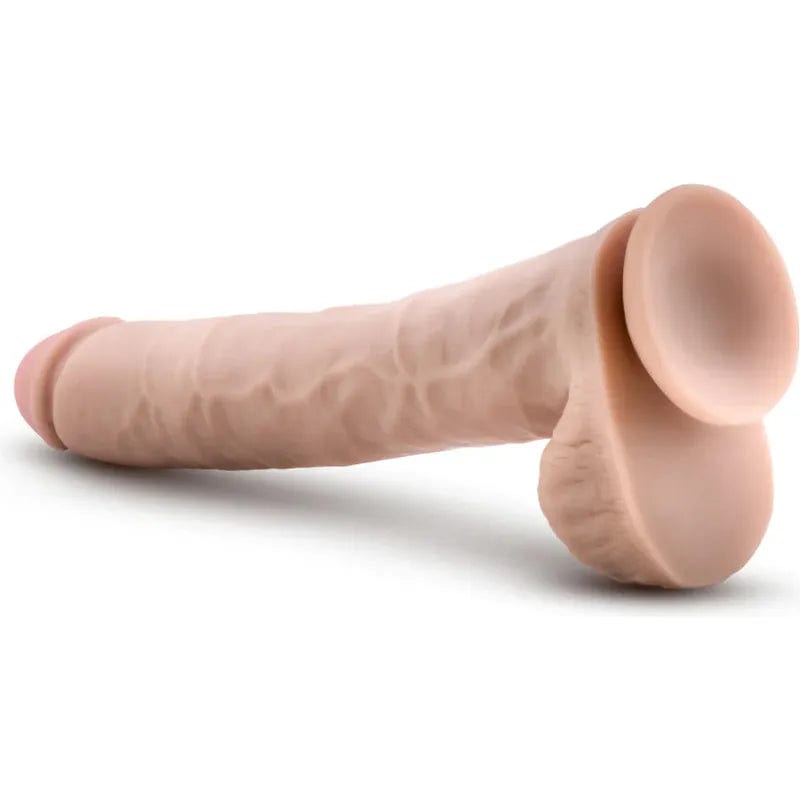 Dildo XXL - Blush Novelties - Au Naturel Daddy 14 Inch Sensa Feel Dual Density Dildo Blush Novelties Sensations plus