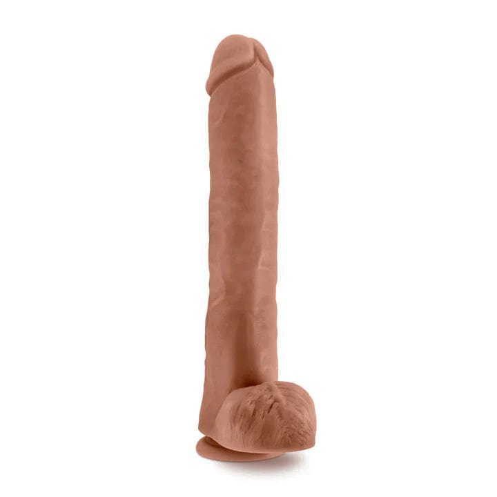 Dildo XXL - Blush Novelties - Au Naturel Daddy 14 Inch Sensa Feel Dual Density Dildo Blush Novelties Sensations plus