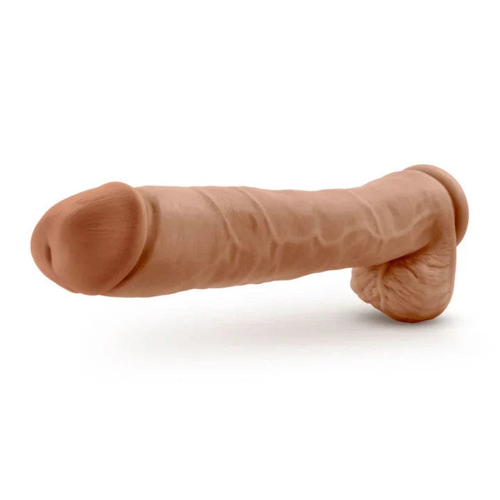 Dildo XXL - Blush Novelties - Au Naturel Daddy 14 Inch Sensa Feel Dual Density Dildo Blush Novelties Sensations plus