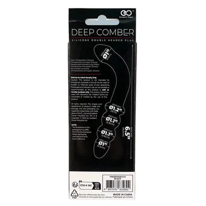 Double dildo en silicone - Deep Comber NMC | Lisse, Courbé & Perlée Excellent Power Sensations plus