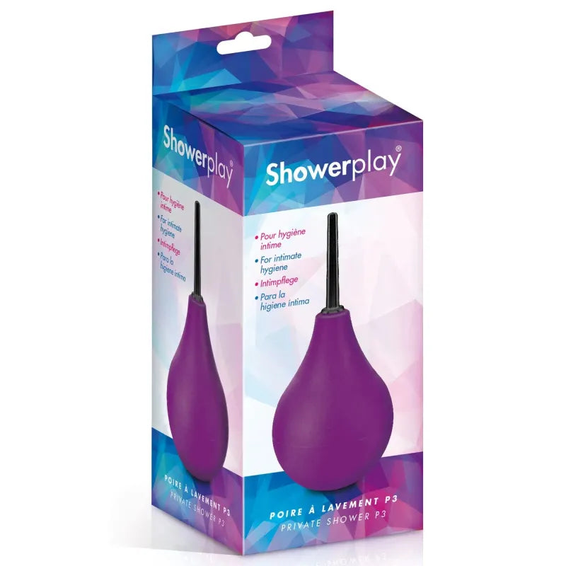 Douche Anale - Showerplay 224 ml | Poire à Lavement pour Hygiène Intime Sécuritaire Shower Play Sensations plus