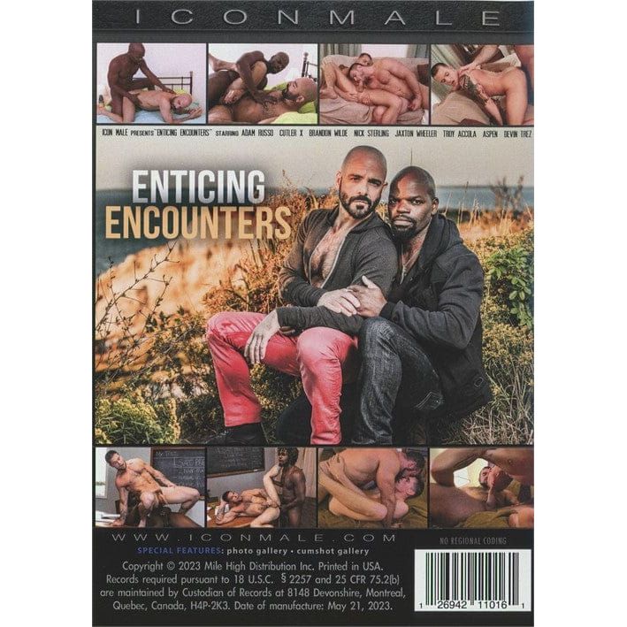 DVD - Icon Male - Enticing Encounters Icon Male Sensations plus
