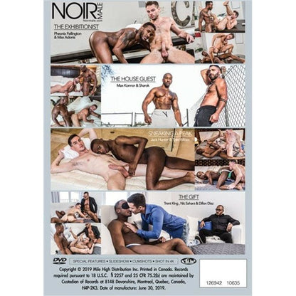 DVD - Noir Male - Exhibitionists Noir Male Sensations plus