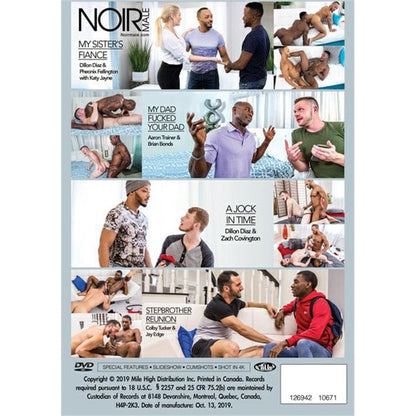 DVD - Noir Male - Family Affairs 2 Noir Male Sensations plus