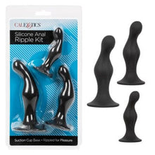 Ensemble de Plug Anal & Prostate - Silicone Anal Ripple Kit | Trio de Plugs Ondulés Calexotics Sensations plus