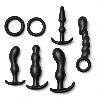 Ensemble de Plugs Anaux - Ultimate Anal Kit | 7 Pièces en Silicone Nasstoys Sensations plus