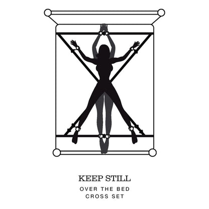 Ensemble de Retenue sur Lit - Fifty Shades of Grey | Poignets, Chevilles & Bandeau Fifty Shades Of Grey Sensations plus