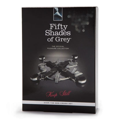 Ensemble de Retenue sur Lit - Fifty Shades of Grey | Poignets, Chevilles & Bandeau Fifty Shades Of Grey Sensations plus