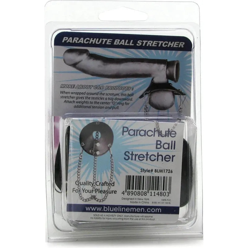 Étireur de testicules avec parachute de 3,5 pouces Sensations Plus Sensations plus