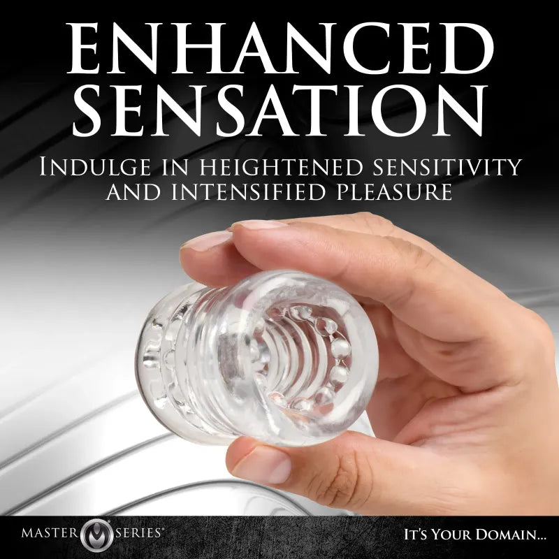 Étireur & Extenseur de Testicules - Master Series Ball Stack | Texturé, Confort & Plaisir Master Series Sensations plus