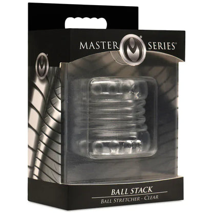 Étireur & Extenseur de Testicules - Master Series Ball Stack | Texturé, Confort & Plaisir Master Series Sensations plus
