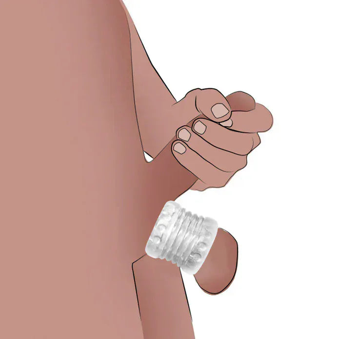 Étireur & Extenseur de Testicules - Master Series Ball Stack | Texturé, Confort & Plaisir Master Series Sensations plus