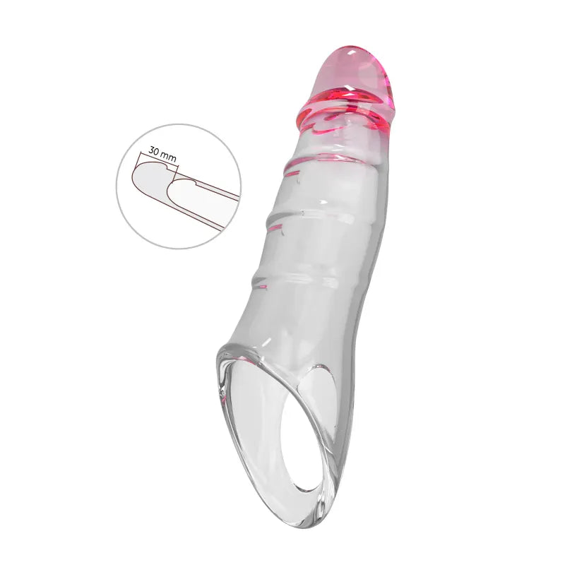 Extension à Pénis - Pretty Love Damell | Gaine Réaliste Nervurée Pretty Love Sensations plus