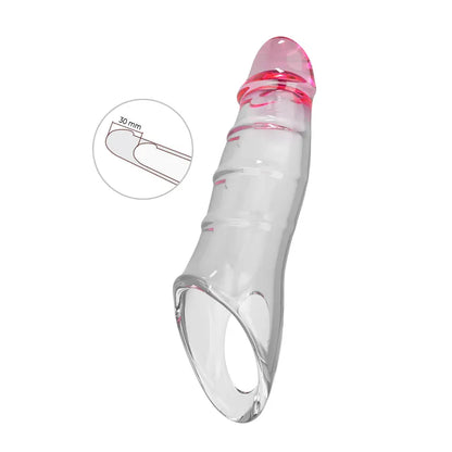 Extension à Pénis - Pretty Love Damell | Gaine Réaliste Nervurée Pretty Love Sensations plus