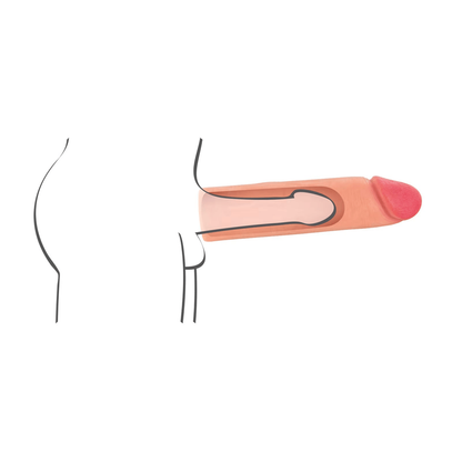 Extension à pénis - Real Body Hardy | Gaine Réaliste de 16 cm Real Body Sensations plus