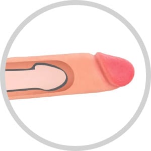 Extension à pénis - Real Body Hardy | Gaine Réaliste de 16 cm Real Body Sensations plus
