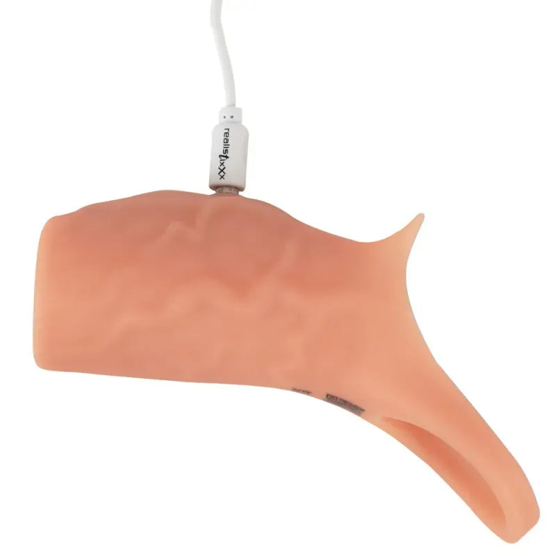 Extension à Pénis Vibrant - RealSleeve Open | Soutient l’Érection & Stimule le Point G Realistixxx Sensations plus