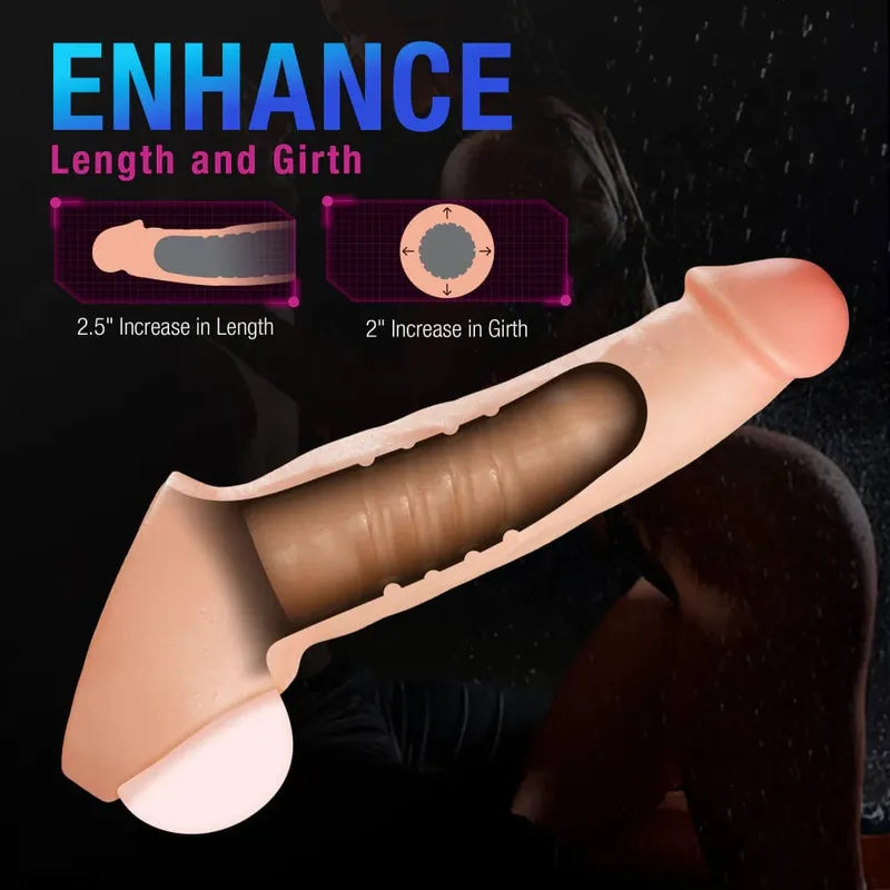 Extension - Performance Plus - Thrive - 2.5 Inch Silicone Penis Xtender Blush Novelties Sensations plus