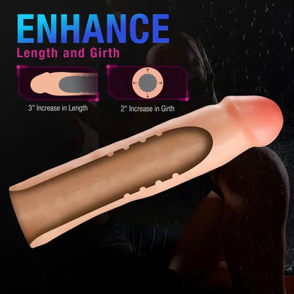 Extension pour Pénis - Vindicate 8.5" | Double Densité & Réaliste Blush Novelties Sensations plus