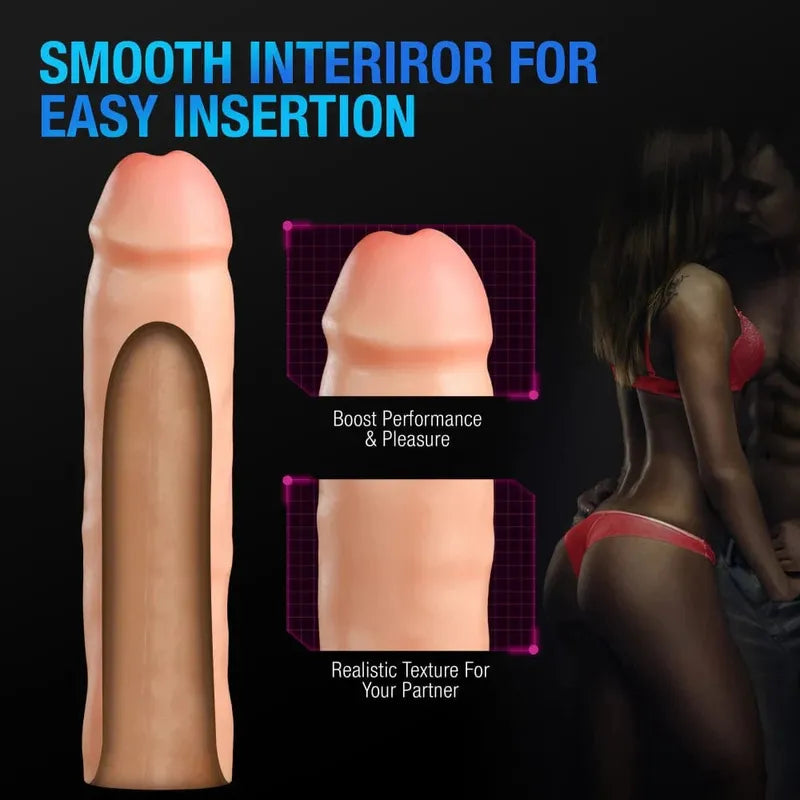 Extension pour Pénis - Vindicate 8.5" | Double Densité & Réaliste Blush Novelties Sensations plus