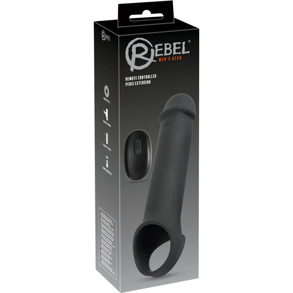 Extensions Vibrant - Rebel - Remote Controlled Penis Extension Rebel Sensations plus