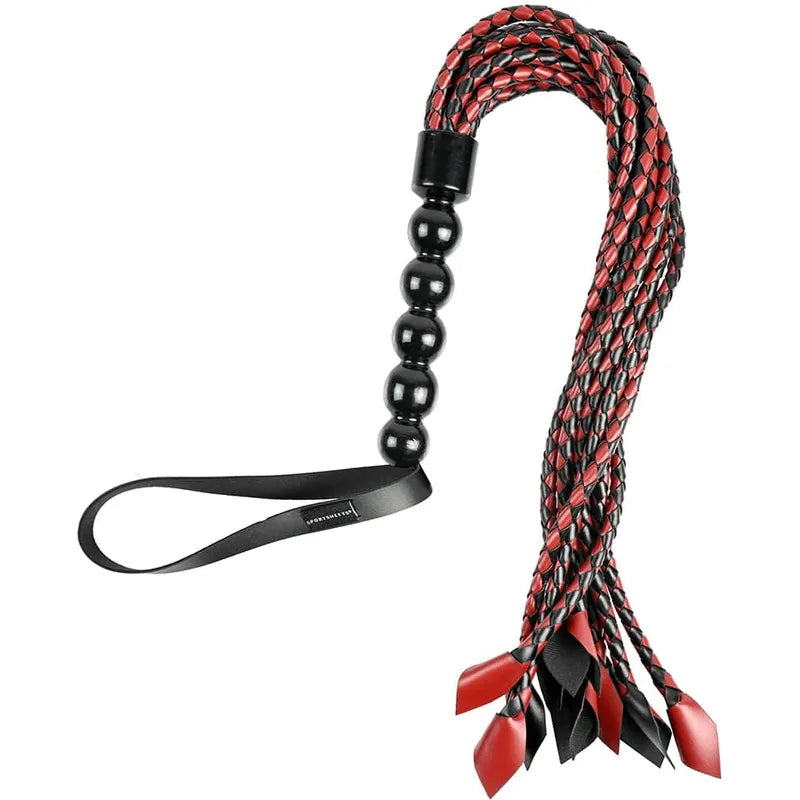 Fetish Fouet Tressé - Sportsheets - Saffron Braided Flogger Sportsheets Sensations plus