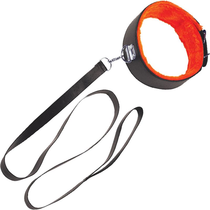 Fetish - Orange is the New Black - Collier avec Laisse Icon brands Sensations plus