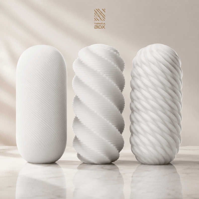 Gaine de Masturbation - TENGA 3Dx | Trois Textures Offertes Tenga Sensations plus