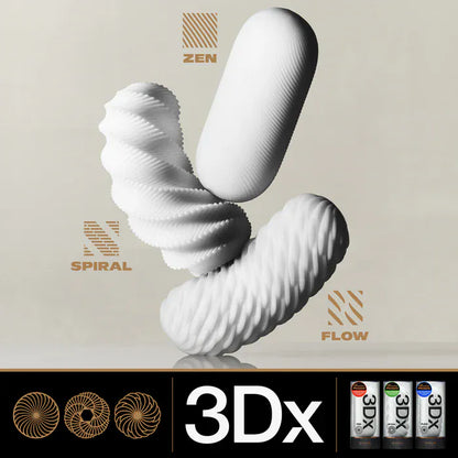 Gaine de Masturbation - TENGA 3Dx | Trois Textures Offertes Tenga Sensations plus