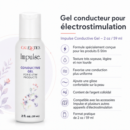 Gel pour Électrostimulation - Impulse Conductive Gel E-Stim | CalExotics Calexotics Sensations plus