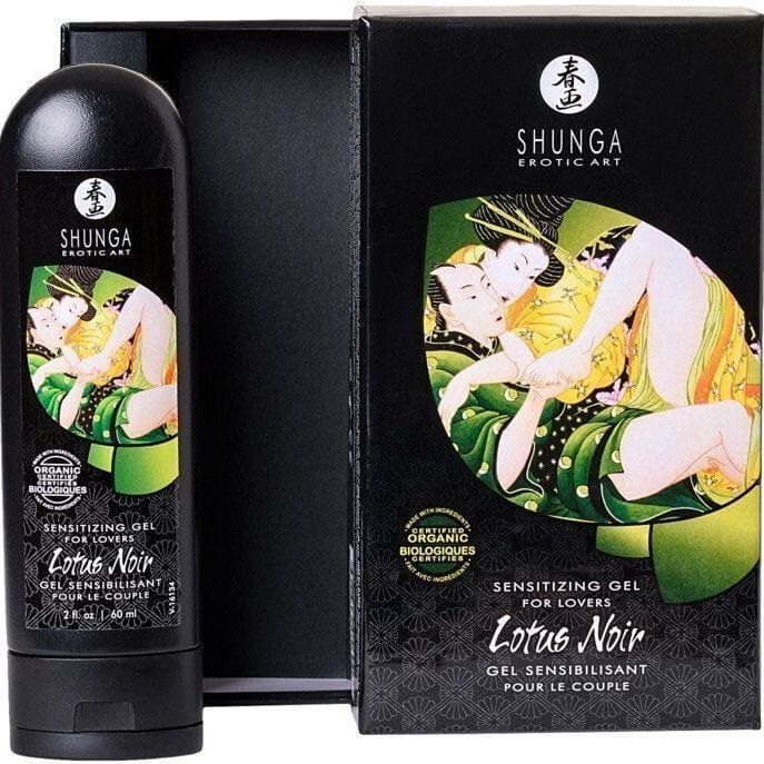 Gel Sensibilisant Pour Couple - Shunga - Lotus Noir Shunga Sensations plus