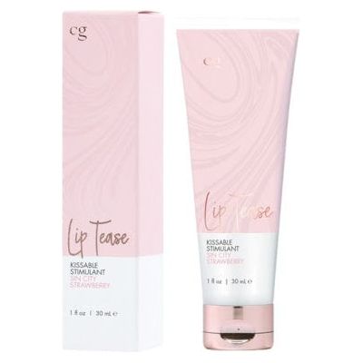 Gel Stimulant - CG - Stimulant Fraise Lip Tease Sin City 1oz Classic Brand Sensations plus