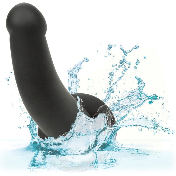 Harnais avec dildo - Calexotics - Onyxxx Support Strap with Silicone Probe CalExotics Sensations plus