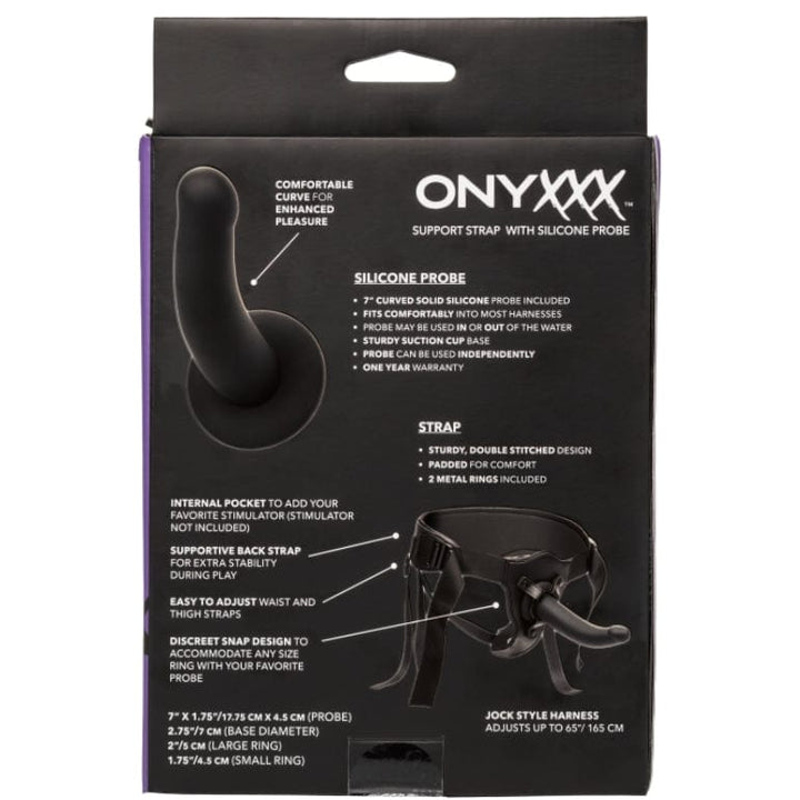 Harnais - Calexotics - Onyxxx Support Strap with Silicone Probe CalExotics Sensations plus