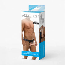Harnais Creux Vibrant - Addiction 7” Silicone Hollow Dong Strap-On | Confort & Maintien Addiction Sensations plus