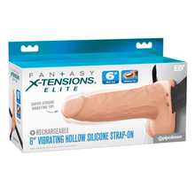 Harnais Creux Vibrant - Fantasy X-Tensions Elite 6" | Vibrant, Multi-Vitesses & Rechargeable Pipedream Sensations plus