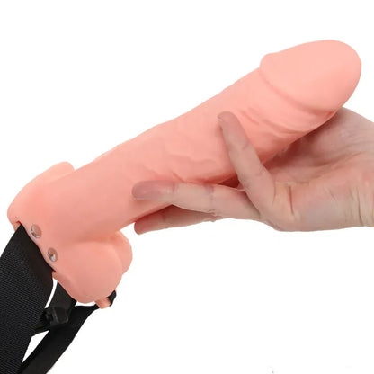 Harnais Creux Vibrant - Fantasy X-Tensions Elite 8" Strap-On | 10 modes, Rechargeable & Confo Pipedream Sensations plus