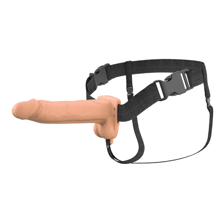 Harnais Creux Vibrant - Fantasy X-Tensions Elite 8" Strap-On | 10 modes, Rechargeable & Confo Pipedream Sensations plus